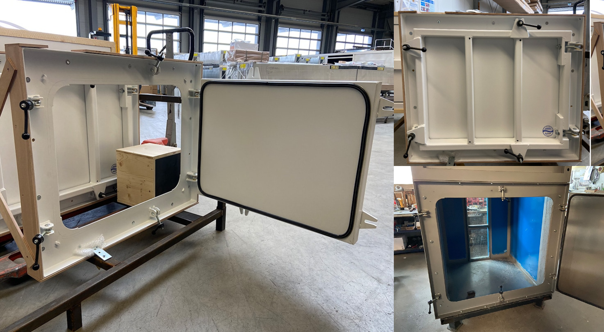 AquaLOCK® Klappe Kompakter Wasserschutz für Öffnungen im Innen- und Außenbereich.