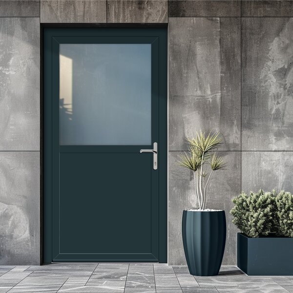 Nebeneingangstür aus Aluminium