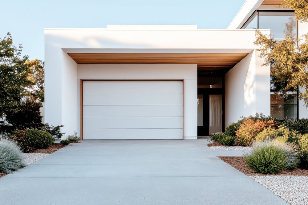 Sektionaltor mit verschiedenen Design-Optionen