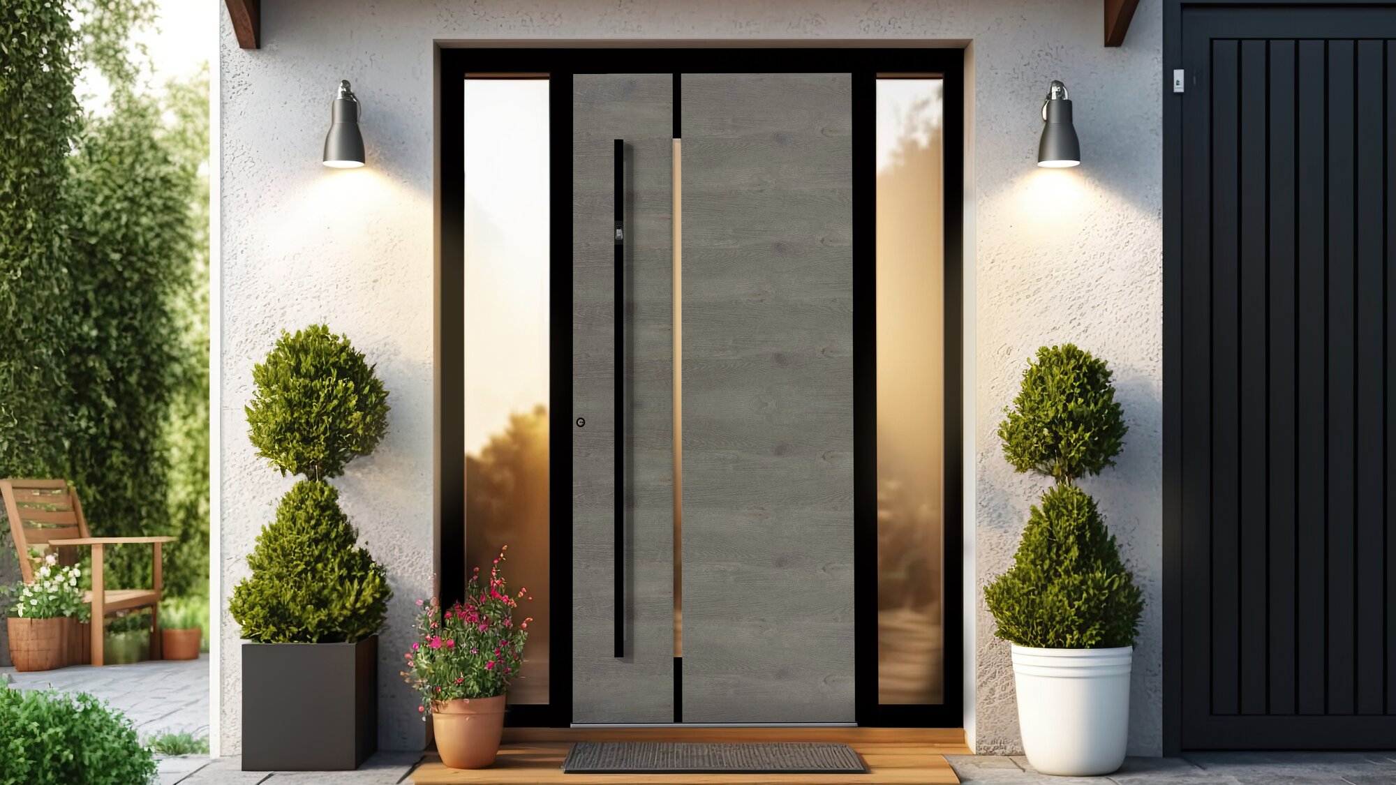 Tür für den Hauseingang