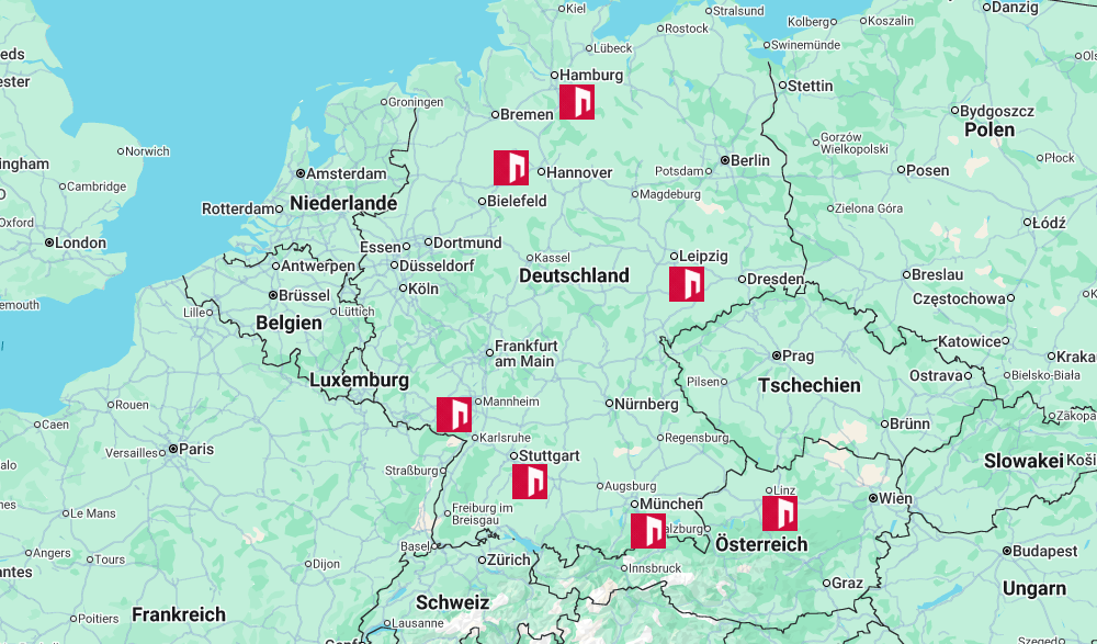 MyDoor Standorte in Deutschland
