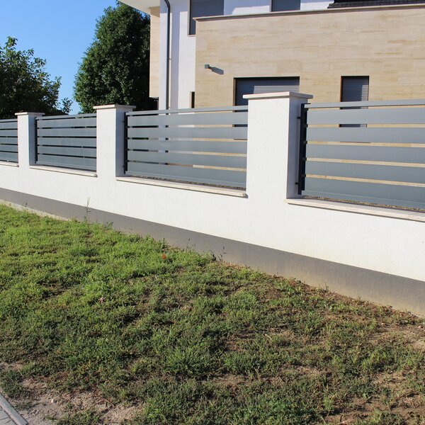 Gartenzaun pulverbeschichtet