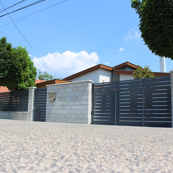 Aluminiumzaun pulverbeschichtet